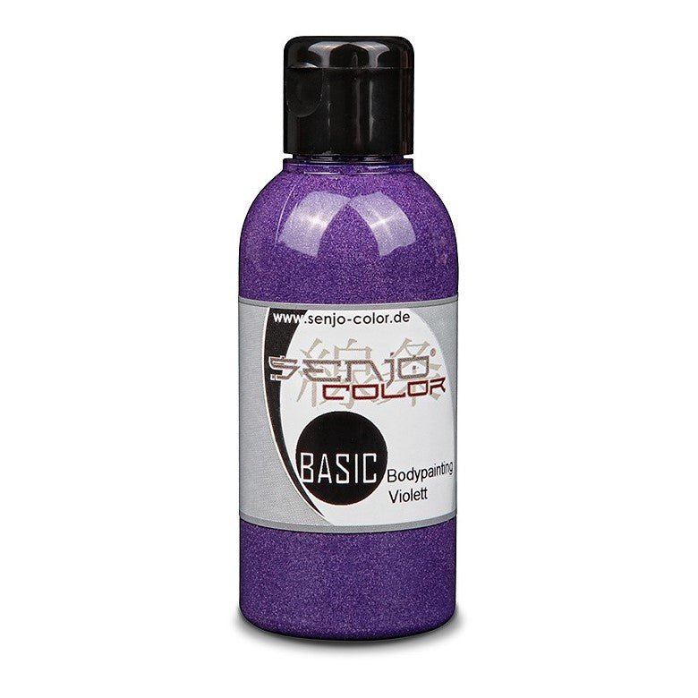 Airbrush Bodypainting Farbe 75ml Flasche Violett Senjo Color Basic 