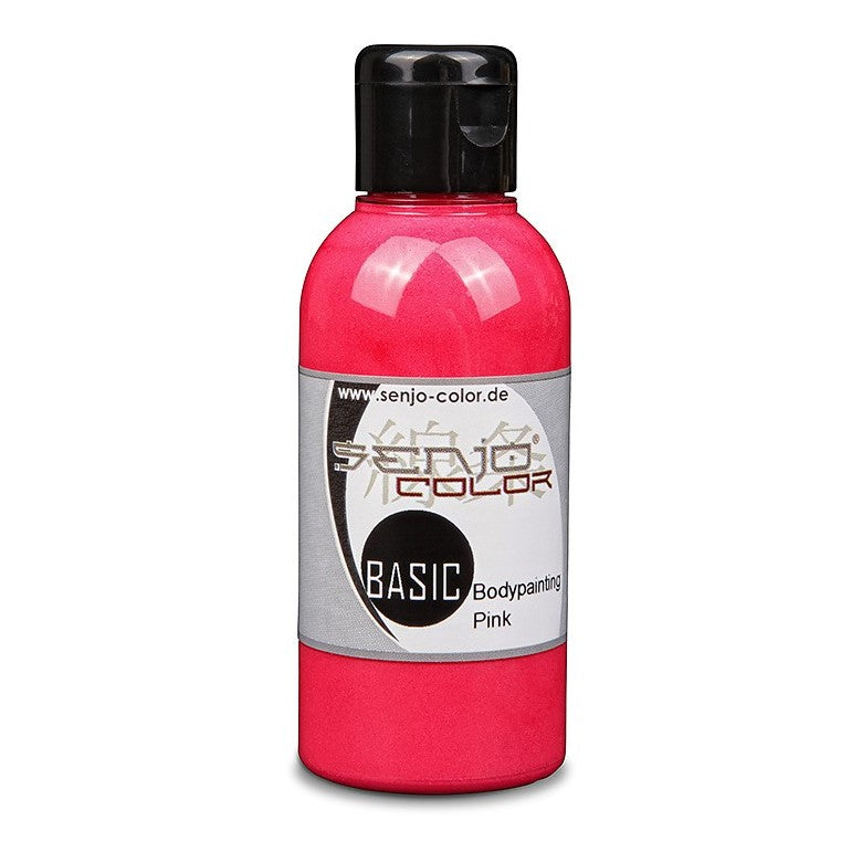 Airbrush Bodypainting Farbe 75ml Flasche Pink Senjo Color Basic 