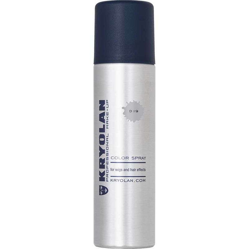 Color Haar Spray Kryolan - Grey, D19