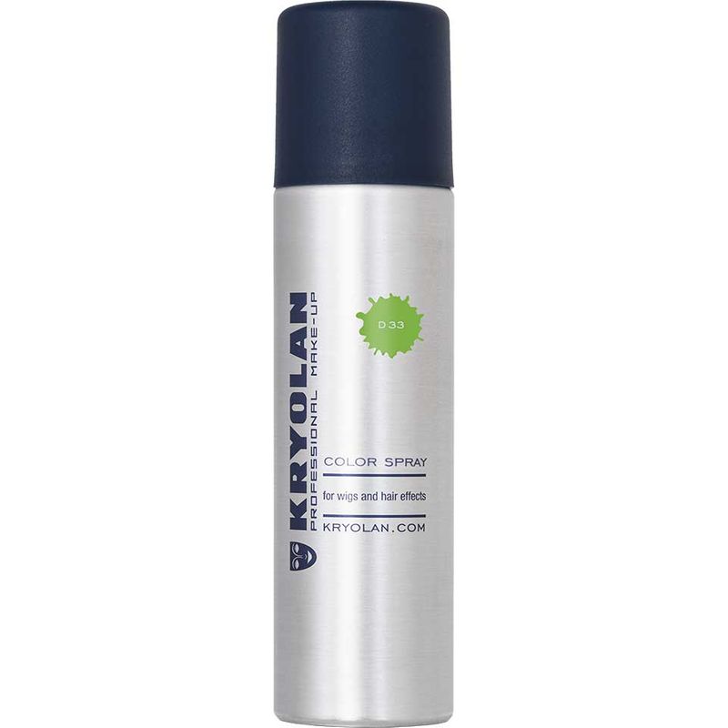 Color Haar Spray Kryolan - green, D33