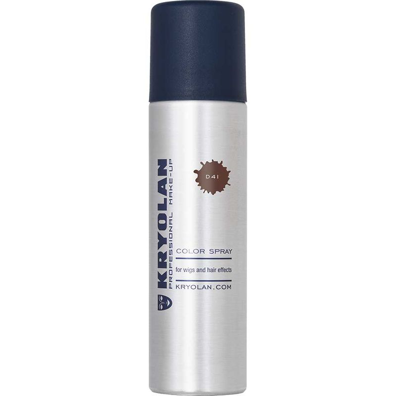 Color Haar Spray Kryolan - dark brown, D41