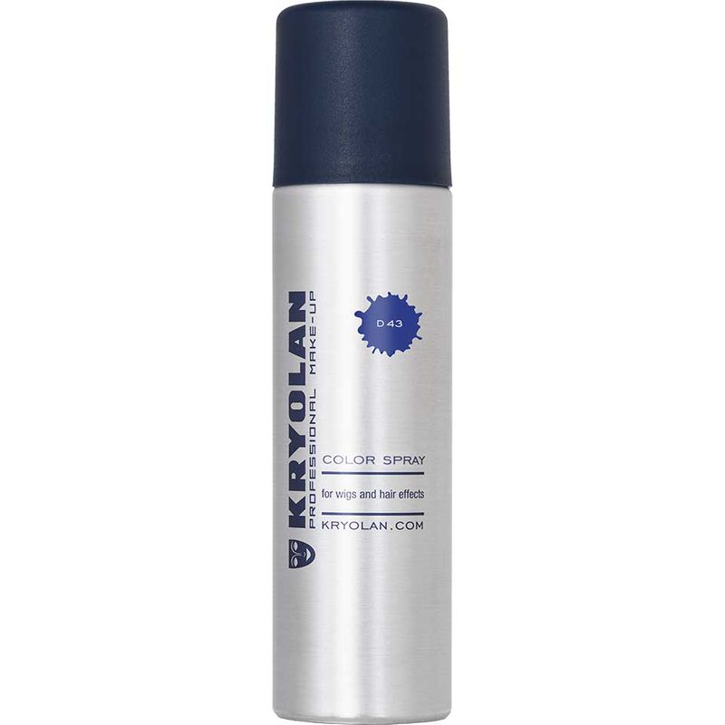 Color Haar Spray Kryolan - dark blue, D43