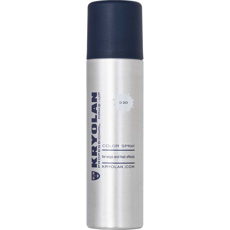 Color Haar Spray Kryolan - White, D20