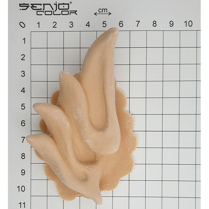 Elf Dreispitz Ohren Latex Applikation Maße