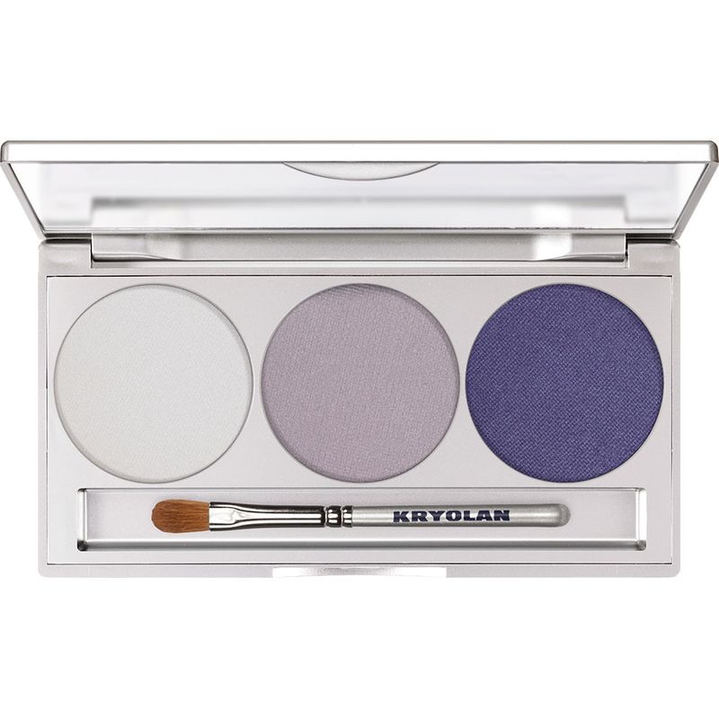 Eye Shadow Trio Set Kryolan - Smokey Collection (Magnetisch) - Smokey Purple