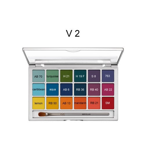 Kryolan Eye Shadow Variety 18 Farben V2