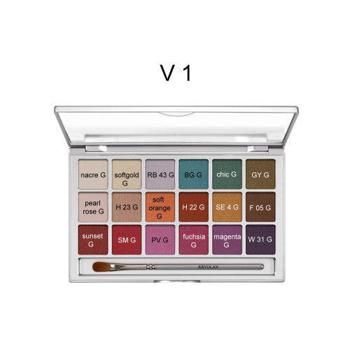 Kryolan Eye Shadow Variety 18 Farben V1