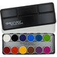 Schminkpalette Senjo Color 12 Farben für Facepainting, Bodypainting, Kinderschminken aus Metall