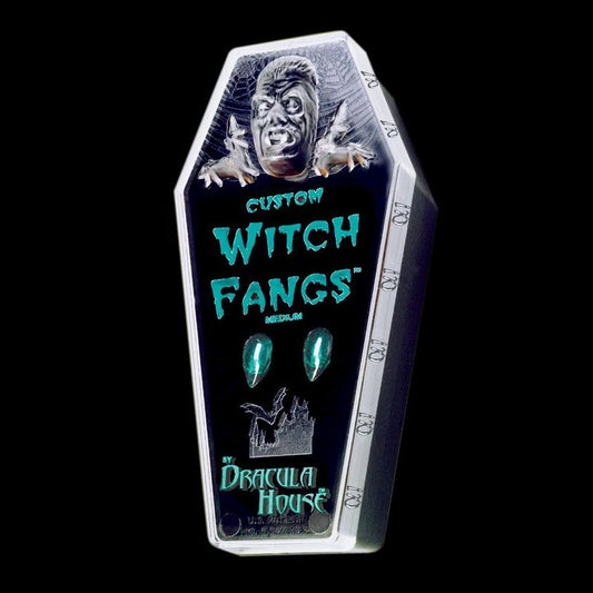 Giftgrüne Witch Fangs im Set
