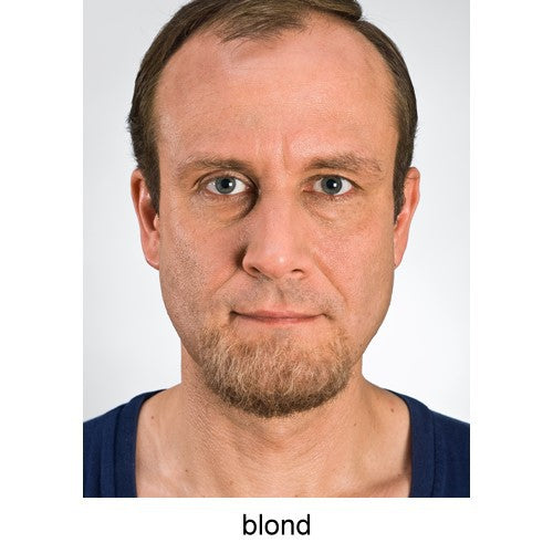 Kinnbart kurz blond