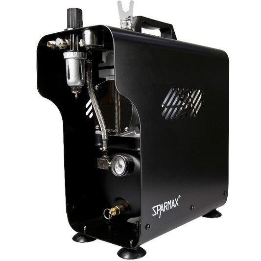 Pro Airbrushing Kit with Sparmax 610H Plus Compressor & Infinity