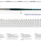 Round brush Synthetic 1570-10 daVinci size chart