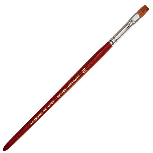 Makeup brush red sable wide size 10