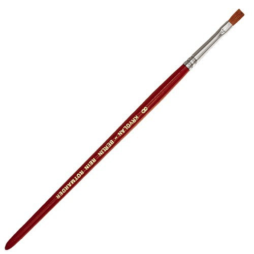 Makeup brush Kolinsky red sable wide size 8