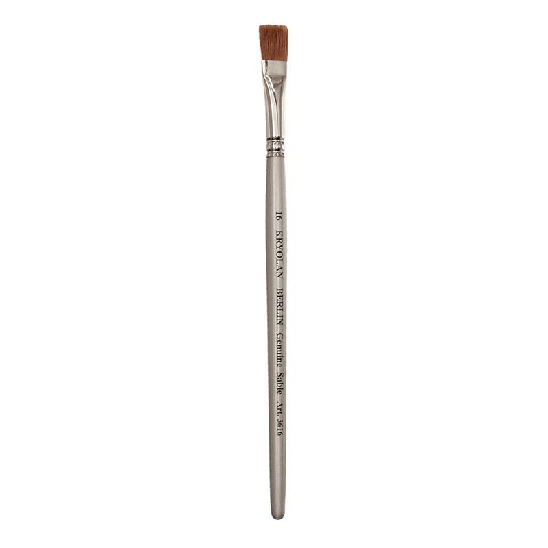 Schminkpinsel breit, pure sable Größe 16