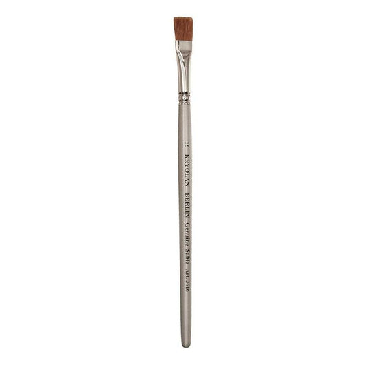Makeup brush wide, pure sable size 16