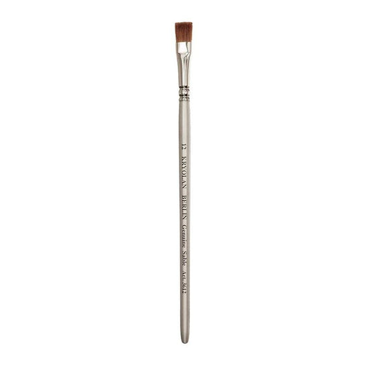 Schminkpinsel breit pure sable Größe 12
