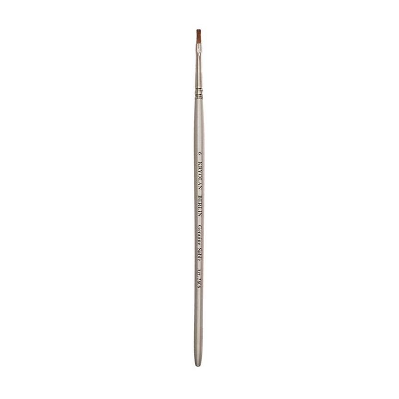 Schminkpinsel breit pure sable Größe 6