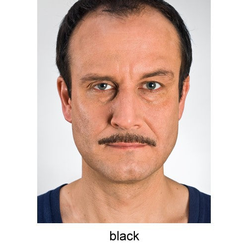 Schnurrbart schwarz