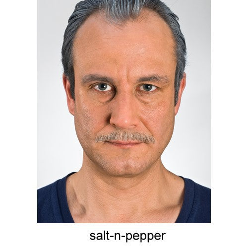 Schnurrbart salz und pfeffer