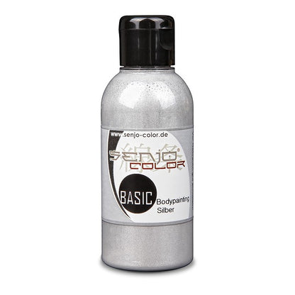 Basic Bodypaint metallic silber