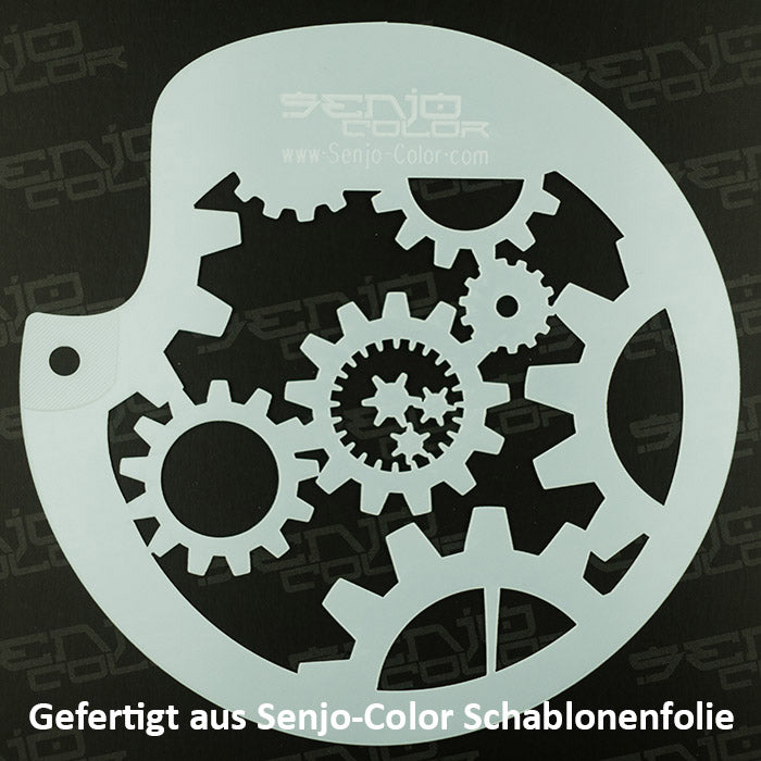 Schablone aus Senjo Color Schablonenfolie 190µm