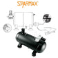 Sparmax Lufttank Set 5,3Liter mit Druckregler und Abschaltautomatik