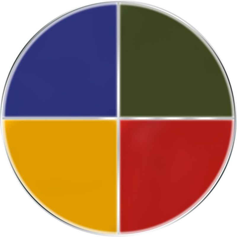 Supracolor Quartett von Kryolan - Multi Color