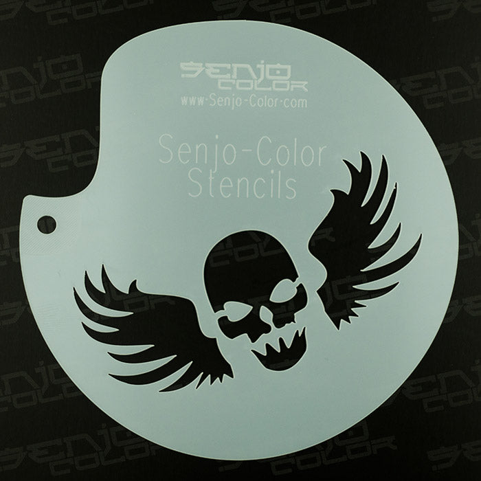 Schablone Skull Senjo-Color Art Stencil 