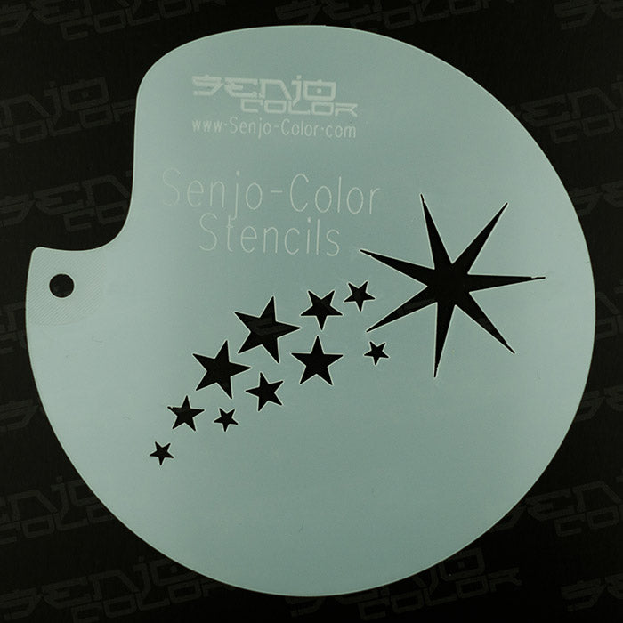 Schablone Sterne Senjo-Color Art Stencil 