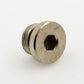 Sealing plug 1/4" male thread with hexagon socket incl. O-ring