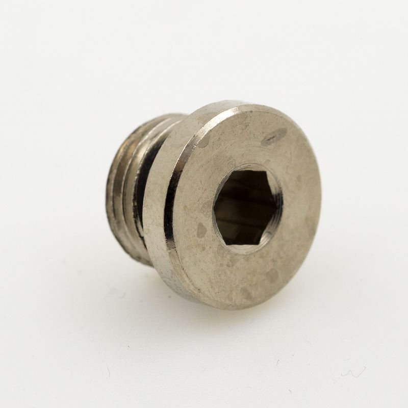 Sealing plug 1/4" male thread with hexagon socket incl. O-ring