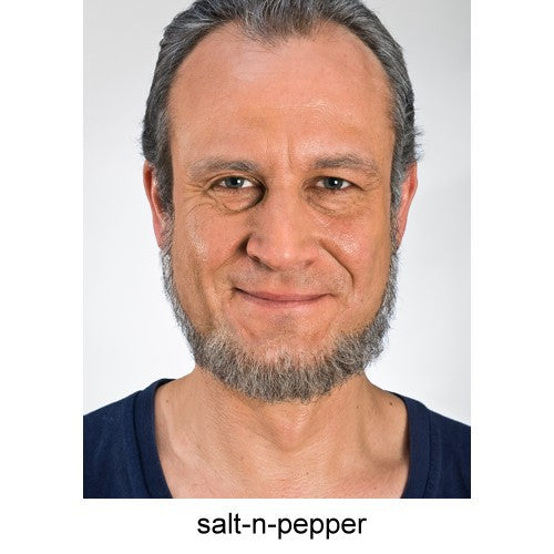 Full beard grey mottled