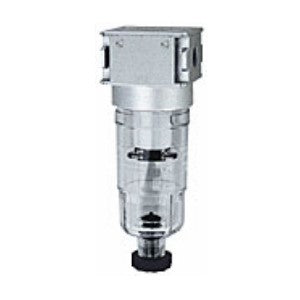 Water filter for compressed air without regulator