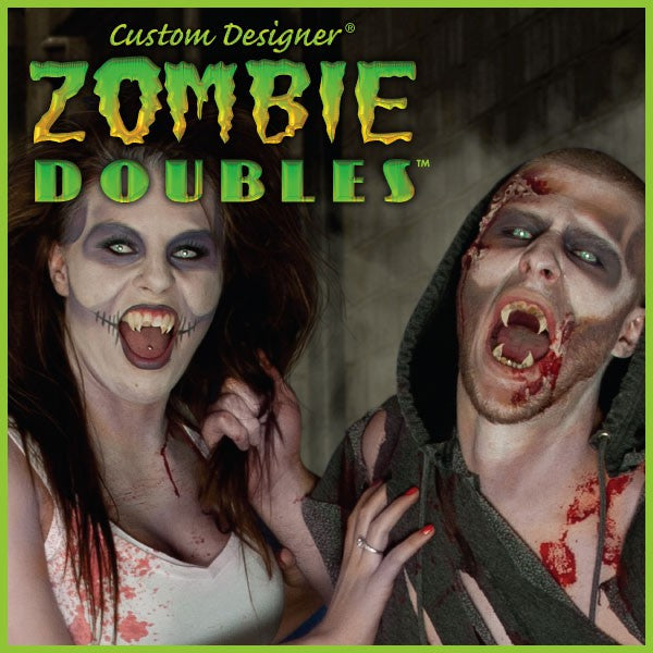 Zombie Doubles Kit Effektzähne Poster